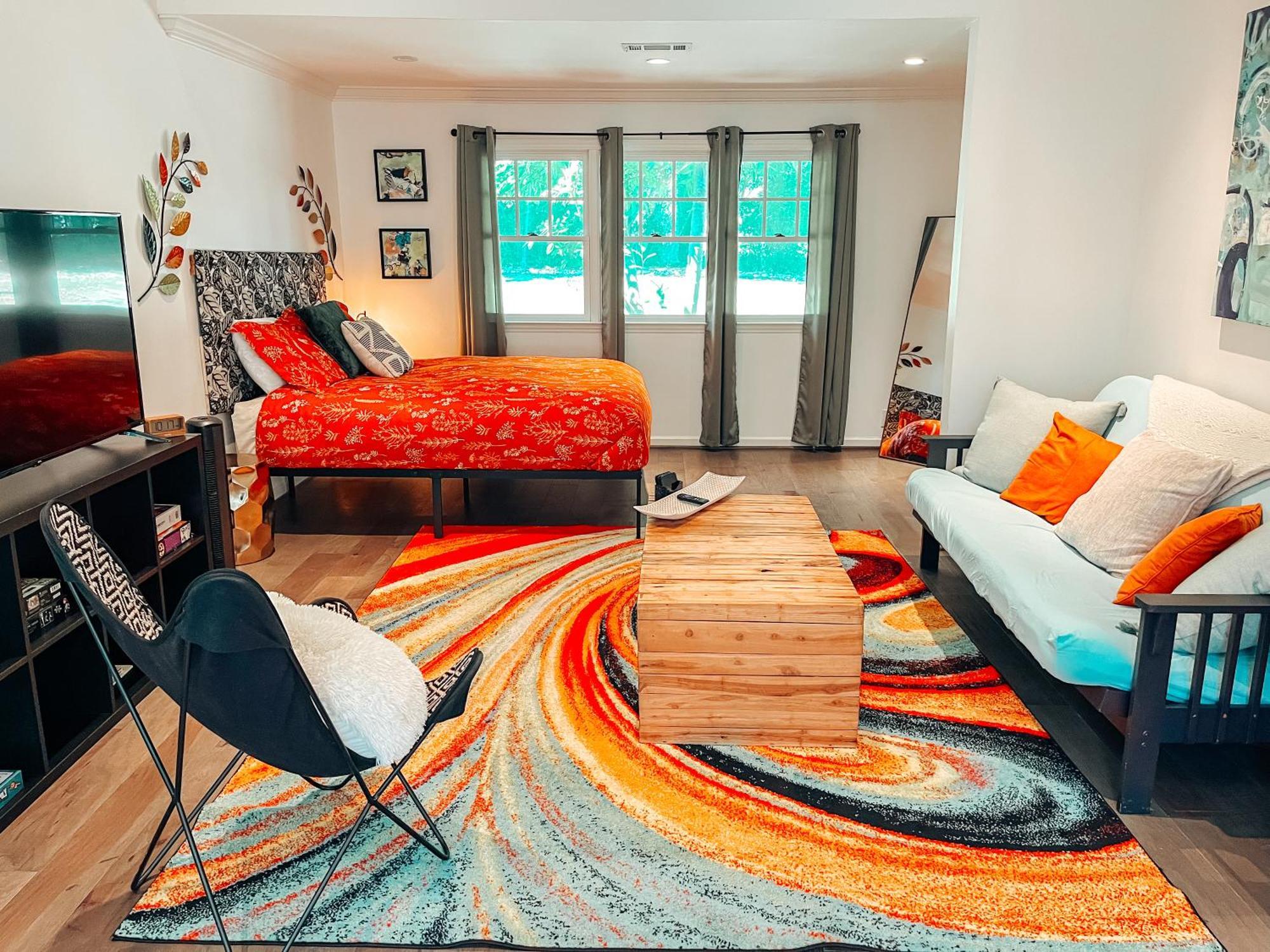 Cozy Guest House Studio Apartment Greensboro Esterno foto